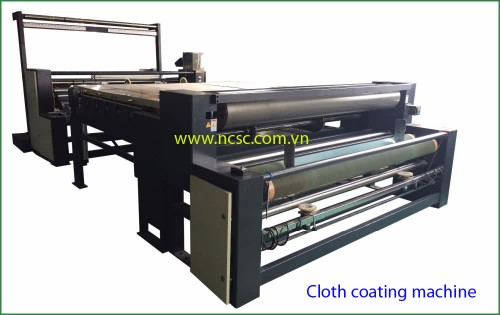 Cloth coating machine
