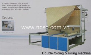 Double folding & rolling machine