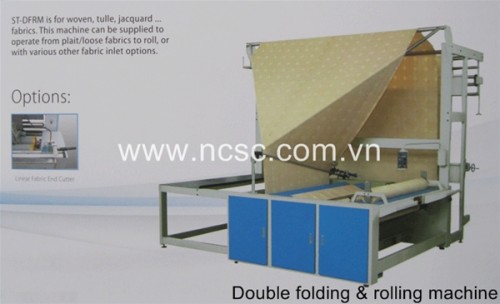 Double folding & rolling machine