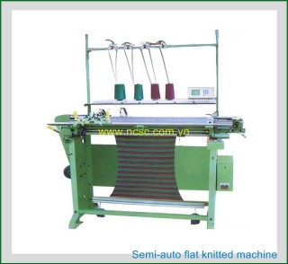 Flat knitted machine
