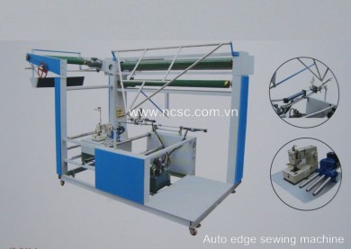 Auto folding sewing edge machine
