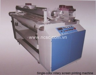 Single - Double color rotary screen printing machine