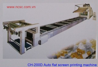 Auto flat printing machine