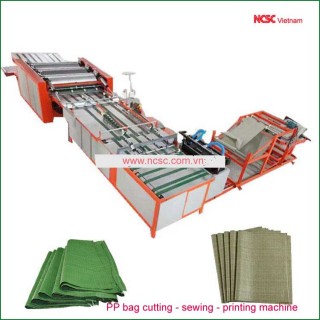 PP bag cutting - sewing - printing combined machine