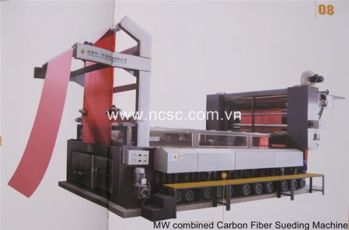 MW combined carbon (ceramic) fiber sueding machine